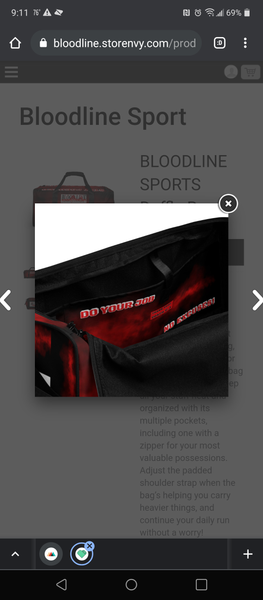 BLOODLINE SPORTS Duffle Bag