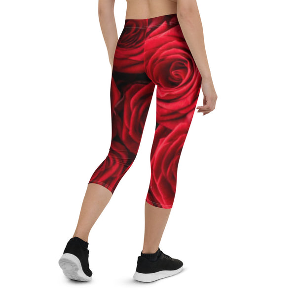 BLOODLINE ROSE Capri Leggings