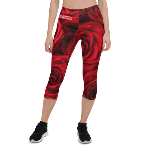 BLOODLINE ROSE Capri Leggings