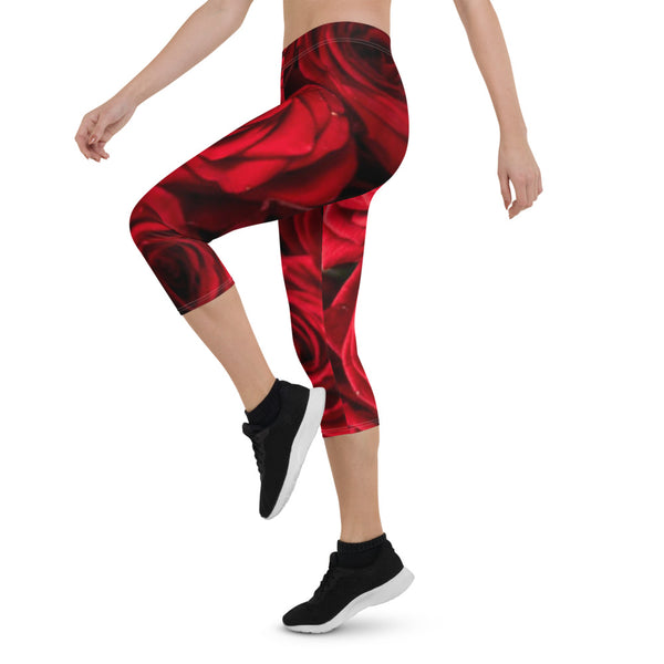 BLOODLINE ROSE Capri Leggings