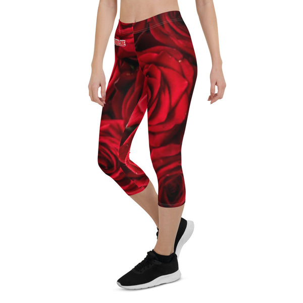 BLOODLINE ROSE Capri Leggings
