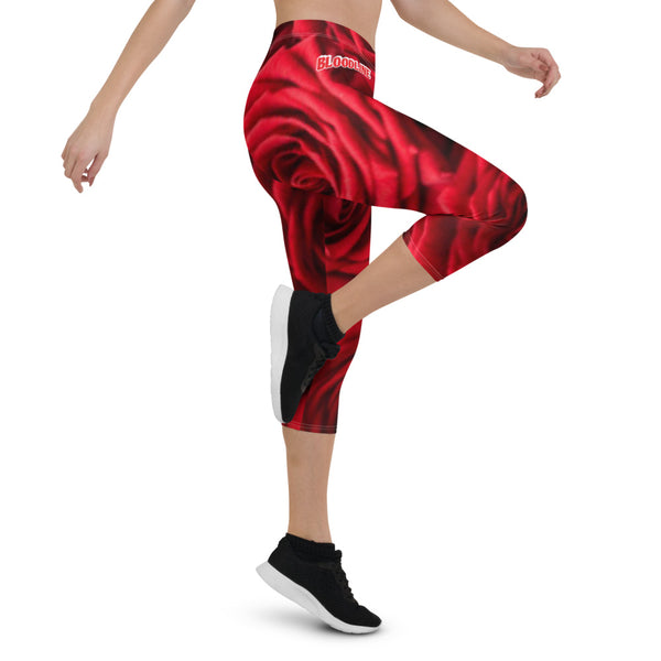 BLOODLINE ROSE Capri Leggings