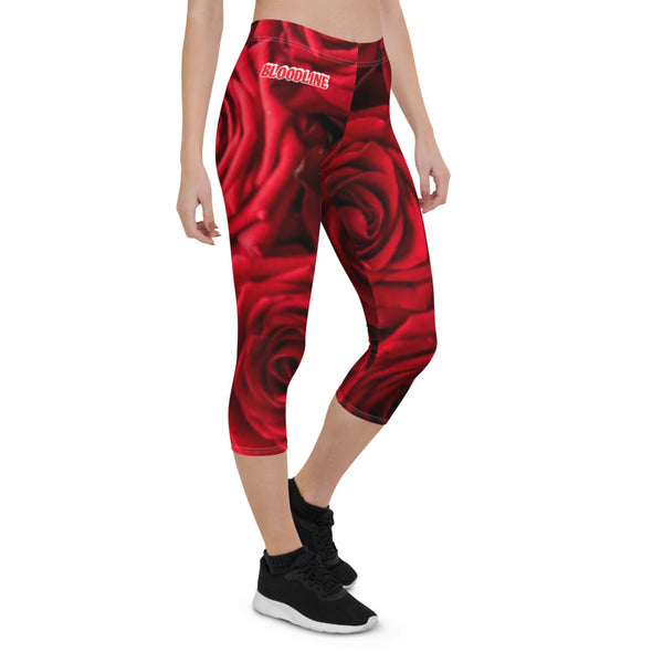 BLOODLINE ROSE Capri Leggings