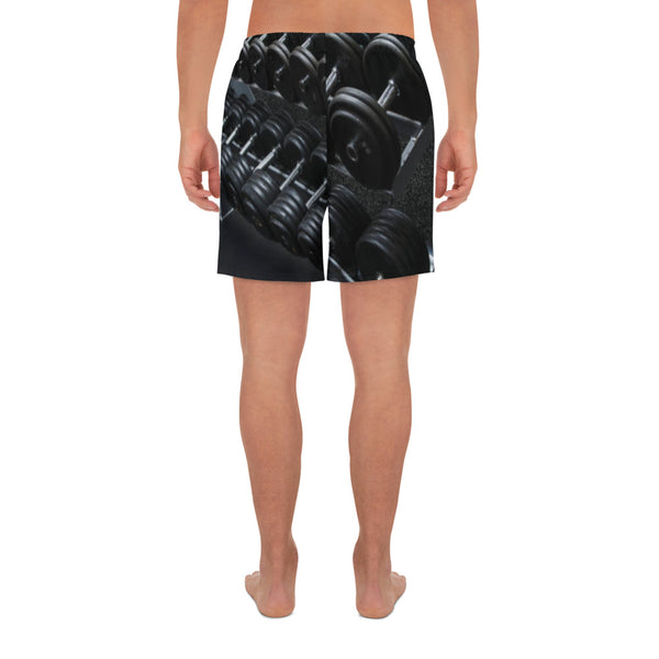 BLOODLINE DUMB BELLS Men's Athletic Long Shorts