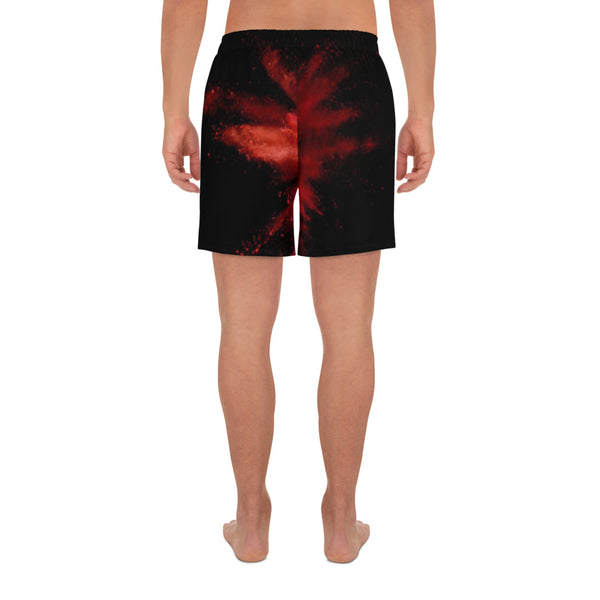 BLOODLINE BLAST Men's Athletic Long Shorts