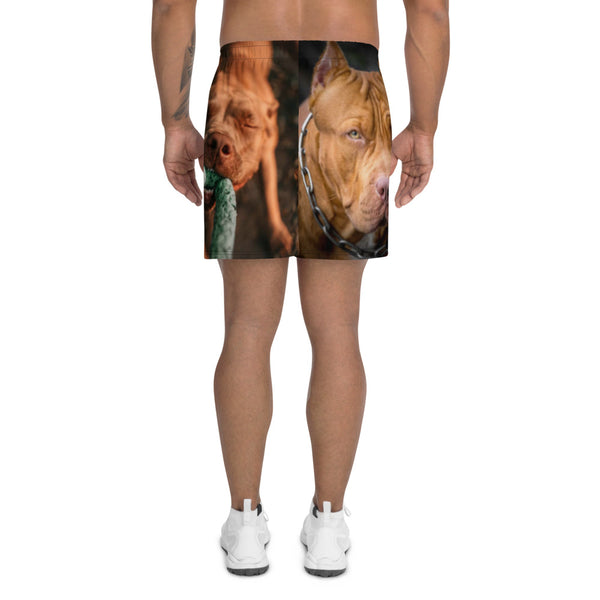 BLOODLINE LIMITED EDITION  PITBULL Men's Athletic Long Shorts