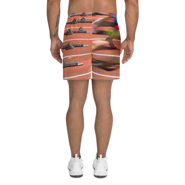 BLOODLINE TRACK Men's Athletic Long Shorts