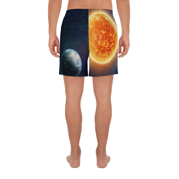 BLOODLINE SUN Men's Athletic Long Shorts