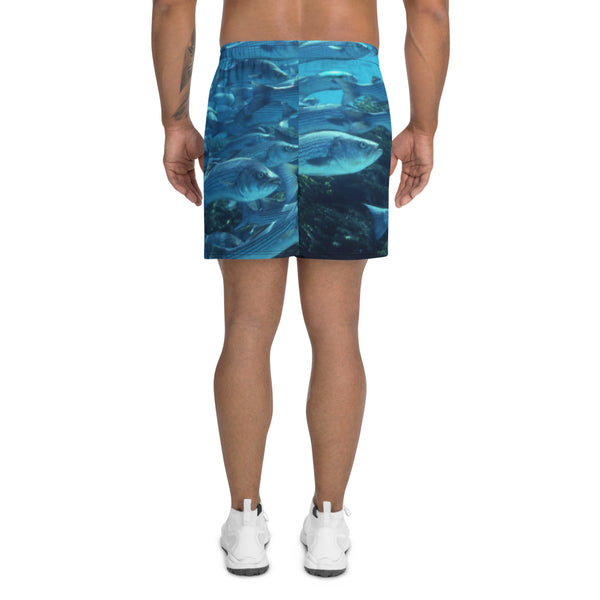 BLOODLINE FISH Men's Athletic Long Shorts
