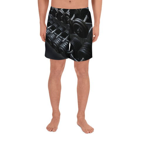 BLOODLINE DUMB BELLS Men's Athletic Long Shorts