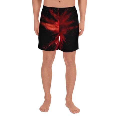 BLOODLINE BLAST Men's Athletic Long Shorts