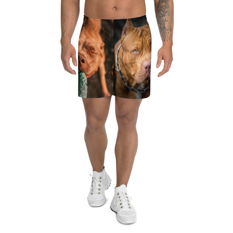 BLOODLINE LIMITED EDITION  PITBULL Men's Athletic Long Shorts