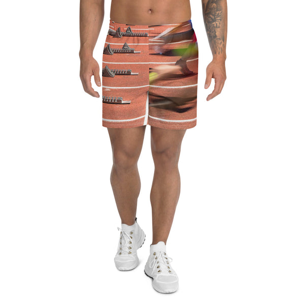 BLOODLINE TRACK Men's Athletic Long Shorts