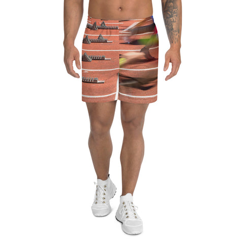 BLOODLINE TRACK Men's Athletic Long Shorts