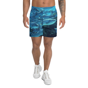 BLOODLINE FISH Men's Athletic Long Shorts