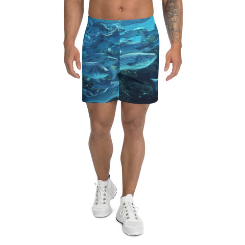 BLOODLINE FISH Men's Athletic Long Shorts