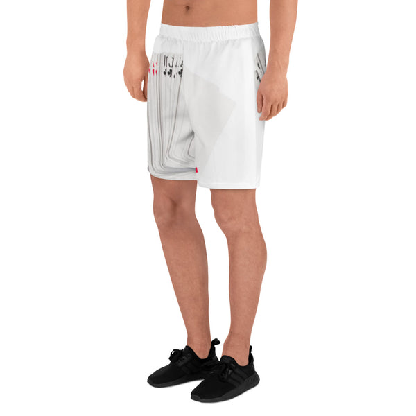 BLOODLINE CARDS Men's Athletic Long Shorts