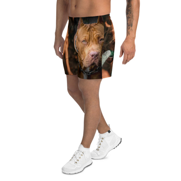 BLOODLINE LIMITED EDITION  PITBULL Men's Athletic Long Shorts