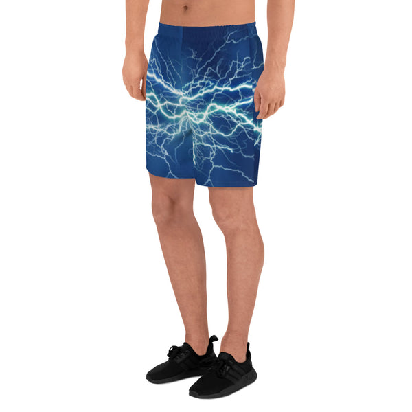 BLOODLINE LIGHTNING Men's Athletic Long Shorts