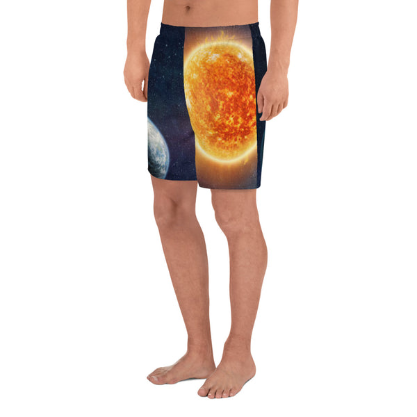 BLOODLINE SUN Men's Athletic Long Shorts