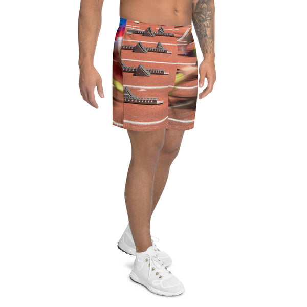 BLOODLINE TRACK Men's Athletic Long Shorts