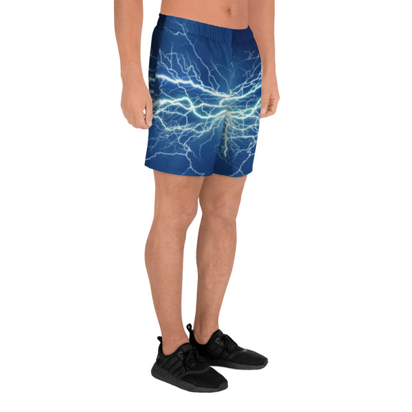 BLOODLINE LIGHTNING Men's Athletic Long Shorts
