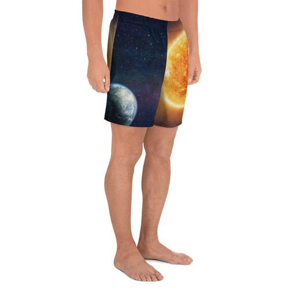 BLOODLINE SUN Men's Athletic Long Shorts
