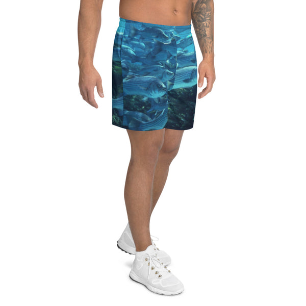 BLOODLINE FISH Men's Athletic Long Shorts