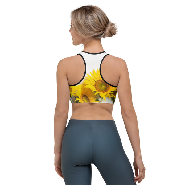BLOODLINE SUNFLOWER Sports bra