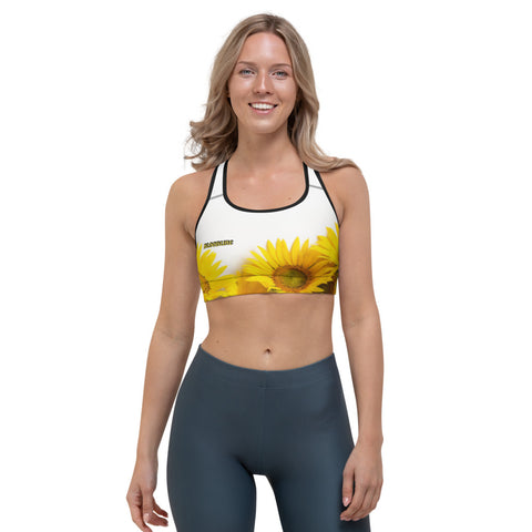 BLOODLINE SUNFLOWER Sports bra
