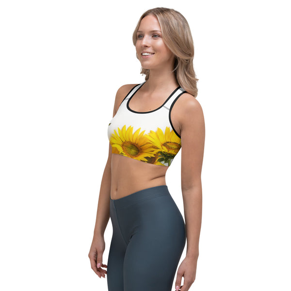 BLOODLINE SUNFLOWER Sports bra