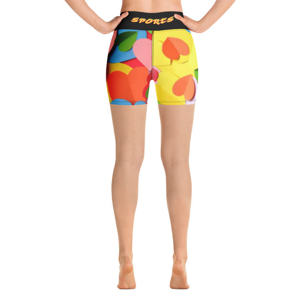 BLOODLINE HEARTS LIMITED EDITION Yoga Shorts