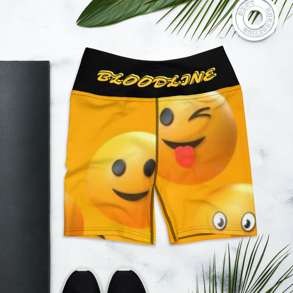 BLOODLINE EMOJI Yoga Shorts