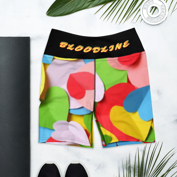 BLOODLINE HEARTS LIMITED EDITION Yoga Shorts